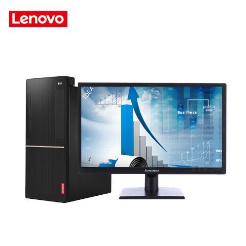 奸鸡巴视频联想（Lenovo）扬天M6201C 商用台式机(I3-6100 4G 1T  DVD  2G独显  21寸)